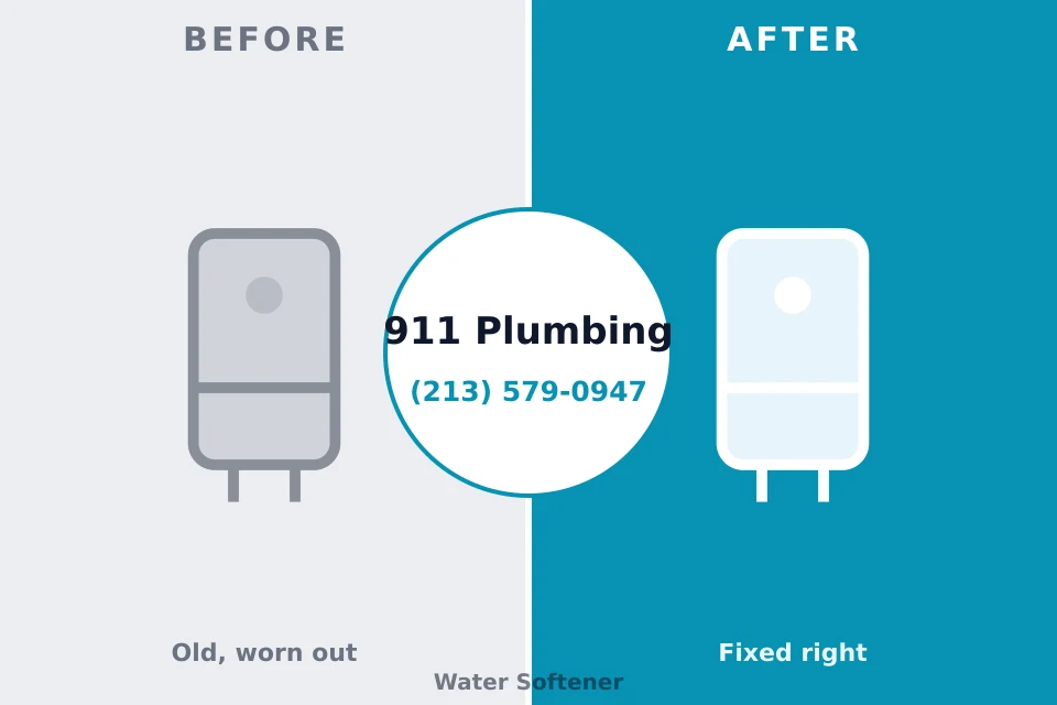 Before and after: plumbing company Windsor, PA